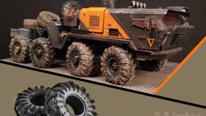 Lốp Xe Cao Su Siêu Lớn 140*54mm 2.2 Inch Dành Cho Xe RC Rock Buggy Crawler Tỷ Lệ 1:10 Tương Thích Với Traxxas TRX4 Axial SCX10 90046