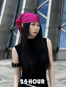 ผ้าพันคอไหมสีแดงสด ผ้าพันคอแบบสี่เหลี่ยม ผ้าพันคอแบบห่ม ผ้าพันคอแบบห่มสำหรับทั้งชายและหญิง แฟชั่นฤดูใบไม้ผลิและฤดูใบไม้ร่วง