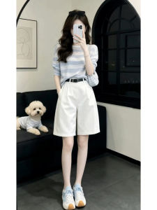 LIRUSHAN | Summer Stripe Casual Womens Outfit Set