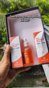 DERMALAB NIA Saffron Underarm Serum 30ML Brightening Armpit Serum Fade Dark Spot Deodorant Smooth Skin Underarm Care