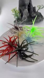 BILLINGS 2 CÁI 5cm1.7g Mồi Mềm Nhím Biển Nổi Có Độ Đàn Hồi Cao Bionic Soft Worm TPE Lure Để Câu Cá Biển