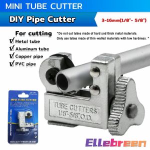 Mini Tube Cutter 1.5"-5.8" (3-16mm) for Cutting Aluminum Plastic Copper Metal Tube Pipe