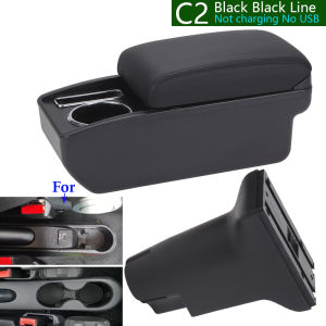 For Fiat 500 Armrest Box for Fiat Cronos Car Armrest Central Storage Box Interior Dedicated Arm Support Retrofit Auto Parts