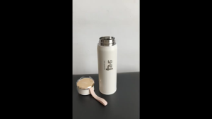 Bình giữ nhiệt Tarsla Vacuum Flask U Cup 450ml màu kem cao cấp