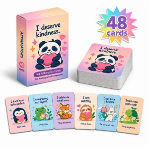 Bandai | SEL Affirmation Card Affirmators English Inspirational Childrens Emotional Mindfulness Encouragement Card