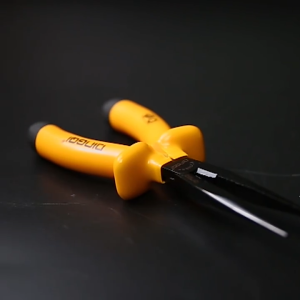 DINGQI Tang Lancip Tang Runcing Listrik Gagang Karet Long Nose Plier Tang Elektrik 23006 23008