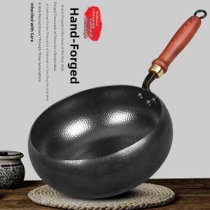 Live Stream Popularity Handmade Forged Mini Wok