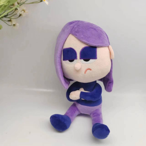 Takara Tomy | 28cm Duolingo Lily Owl Plush Toy Purple Girl Cartoon Animation Cute Stuffed Girl Plush Toys A Birthday Gift