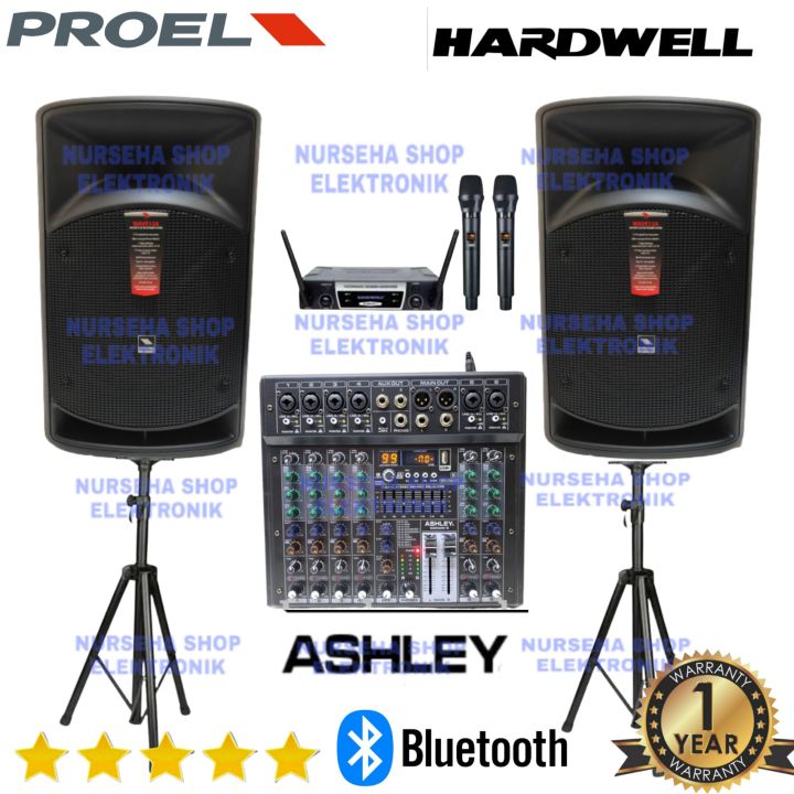 Paket sound system speaker aktif proel 12 inch mixer ASHLEY - Main Image