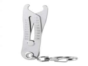 【READY STOCK】Nut Bolt Head Size Gauge/Mechanics DIY Caliper Finder/Thread Size Checker Keychain/Pocket Keychain Gauge