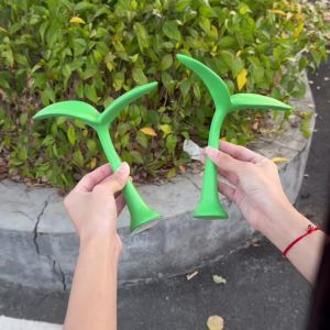 3D Dán Trang Trí Mái Ô Tô Mầm Đậu Cây Con Nụ Hoa Xúc Tu Trang Trí PVC Bên Ngoài Phụ Kiện Trang Trí Cho Xe