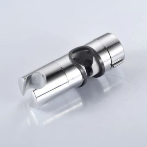 Replacement Hand Shower Bracket for Slide Bar 18-25MM Adjustable Rail Shower Head Holder Replacement 360 Rotation Sprayer Holder