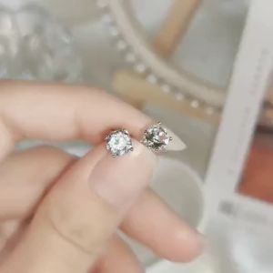 Luxury Crystal Embellished Her Jewellery Kristine Earrings - 18K Gold Plated with Carry-In Warranty, Jewellery Care Tips and Free Gifts Included