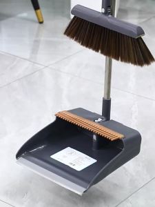 HANSHILIUJIA | Hair-free Broom Dustpan Set for Home
