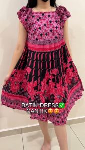 BATIK DRESS NIGHTY WOMEN/BAJU TIDUR BATIK DRESS NIGHTY GOOD QUALITY READY STOCK