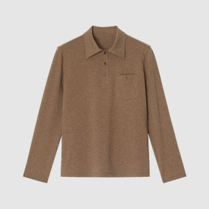 ICICLE | Slim Fit Long Sleeve Cotton Polo Shirt for Autumn