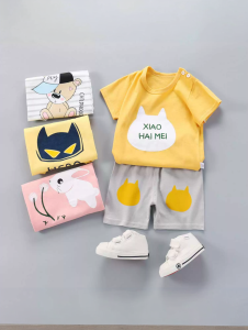 Cotton Summer Kids Outfit Set