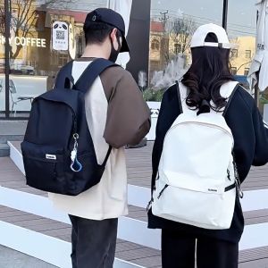 Mens backpack large capacity travel backpack simple female student casual low Japanese high school student