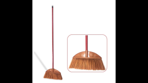 Soft Broom Head with Wooden Handle