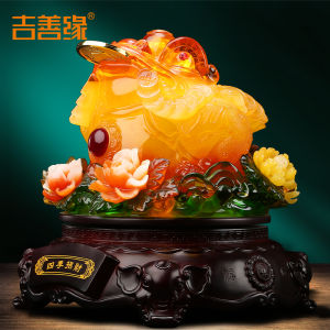 Ji Shanyuan | Lucky Money Attraction Toad Statue Home Office Decoration Gift