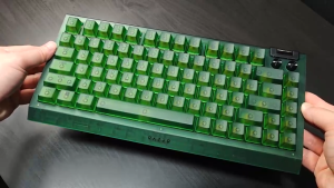 Bàn Phím Cơ Razer Blackwidow V4 75% Phantom Green Edition | Hotswap | Switch Gen-3 |  Razer Chroma™ RGB - Chính Hãng