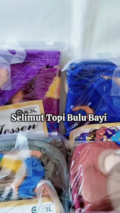 Selimut Topi Bulu Bayi Murah Variasi Warna Hewan