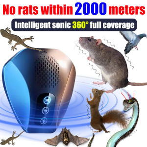 Penghalau tikus No rats within 1000 meters Rat repellent ultrasonic 2024 New Upgrade Mouse repellent ultrasonic electronic 360° full coverage of ultrasound Alat electronic All the rats ran away Pest repeller control ultrasonic 老鼠驱赶器超声波驱鼠器