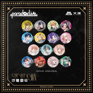 Emo Paradox Live Anime Engraved Badge Collectible Souvenir Japenese Cartoon Game Pin Button for Fans And Collectors
