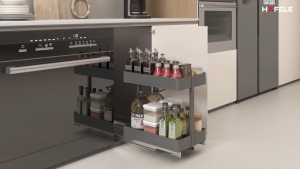 (Hafele) ชุดใส่อุปกรณ์ทำอาหารแบบบานดึง Utensio Plus สำหรับตู้ขนาด 40 CM (545.14.326)