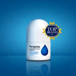Perspirex Antiperspirant Original 20ml Roll On - Underarm Deodorant Reduces Sweat and Body Odor 3-5 Days for men and women