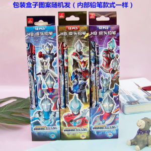 Cute Cartoon Girl Writing Elf Dream Animated Pencil HB Triangle Rod Hole Hole Practice Writing Lead-Free Childrens School Supplies