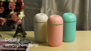 420ml Air Humidifier with Free Oil USB Portable Ultrasonic Purifier LED Light Aromatherapy Essential Oil Diffuser Mist Aromatherapy for Home Office Car