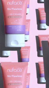 Nuface Nu Flawless BB Cream 30gr | SPF 50 PA+++ | Paket Free Sponge