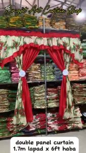BRIGHT curtain for window DOUBLE PANEL/ window curtain double panel / living room curtain/ choose your design AND COLOR