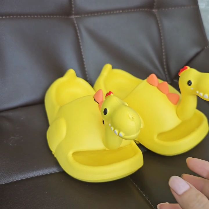 Dép Bánh Mì Cho Bé Hình Khủng Long Cổ Dài Đáng Yêu, Dép Quai Ngang Siêu ...