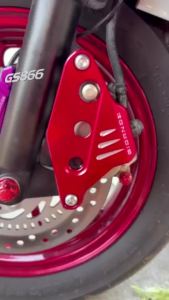 CNC Caliper Guard Cover For Honda Giorno ABS Sensor Protector Caliper Guard With Mounting Bolts