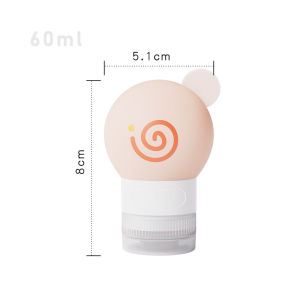 Portable Silicone Travel Press Bottle Set Cosmetic Cream Storage Bag Bath Gel Shampoo Liquid Storage Container Household Cleaning Tools