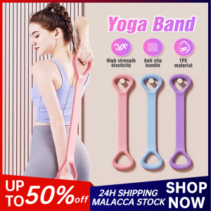 Yoga Resistance Band 8 Type Training Workout Elastic Bands Chest Fitness Yoga Pull Rope Tube Stretch Crossfit Elastic Band