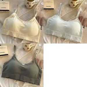 Sports Bra for Teenage Girls Comfortable Breathable Fixed Cup Underwear Nylon Fabric Suitable for High School Students