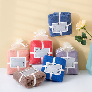 Romantic Coral Fleece Towel Gift Beautiful Multi-purpose Wedding Favor Absorbent Guest Souvenir Small Present Home Textile