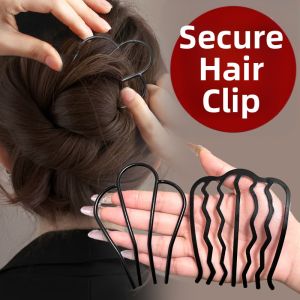 Bun Making Hair Styling Comb for Medium to Long Hair Seven Tooth Design