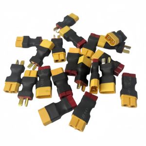 1/2/5pcs XT60 Male to T-Plug Female & Female to T-Plug Male Genuine Adapter for Model Aircraft Lithium Battery Connection