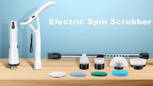 8 In 1 Cordless Electric Spin Scrubber 2500mAh Rechagerable Handheld Electric Cleaning Brush for Kitchen Bathroom Bathtub