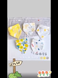 READY STOCK!!! Baby Cotton Triangle Bib | Soft Toddler Towel with Button | Baby Kids Feeding Bib 343 现货！婴儿纯棉三角围兜 | 柔软幼儿口水巾 | 可调节按扣宝宝围嘴