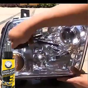 Lights are 1000 times brighter. Headlamp coating spray Headlamp Restoration Kit car headlamp polish Pengilat Lampu Kereta Car Headlamp Cleaner 车灯修复液 car headlight repair fluid car vehicle headlamp restoration spray