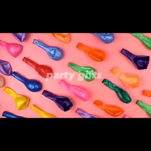 Balon Latex Metalik Bulat Ukuran 12 Inch isi 50 pcs