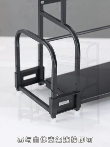 Kệ Gia Vị Nhà Bếp 3 2 Tầng Thép Không Gỉ Sơn Tĩnh Điện Cao Cấp