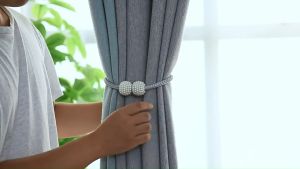 สายรัดผ้าม่านแม่เหล็ก 1ชิ้น