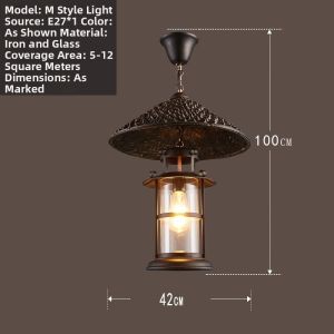 MEISITEKEKE | Industrial Vintage American Chandelier