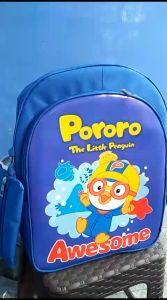 Tas RANSEL sekolah ANAK  TK SD KARAKTER LAKI-LAKI PEREMPUAN 5-8 TAHUN PORORO terbaru 2024 KUAT MURAH